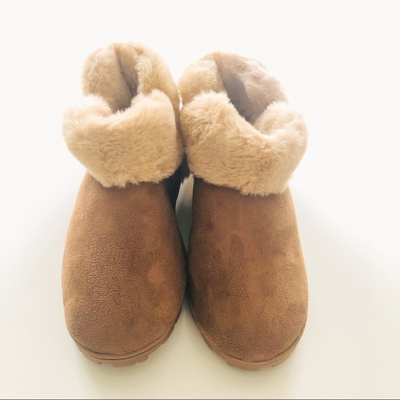 Jessica Simpson Micro Suede Bootie Slipper Size XL (9-10) NWT - Picture 6 of 10